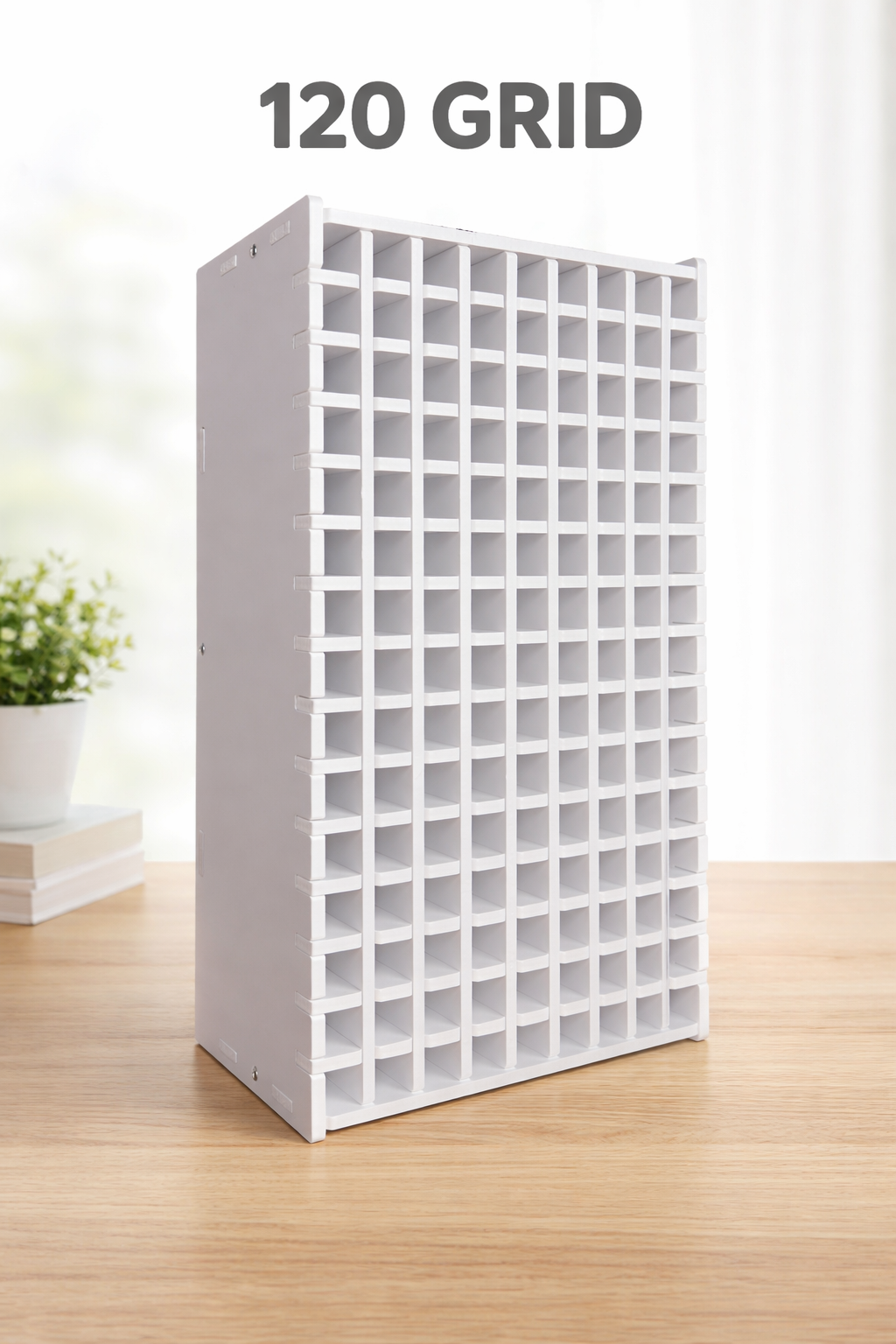 120-Grid Stiften Organizer — Rust & overzicht voor jouw kleuren