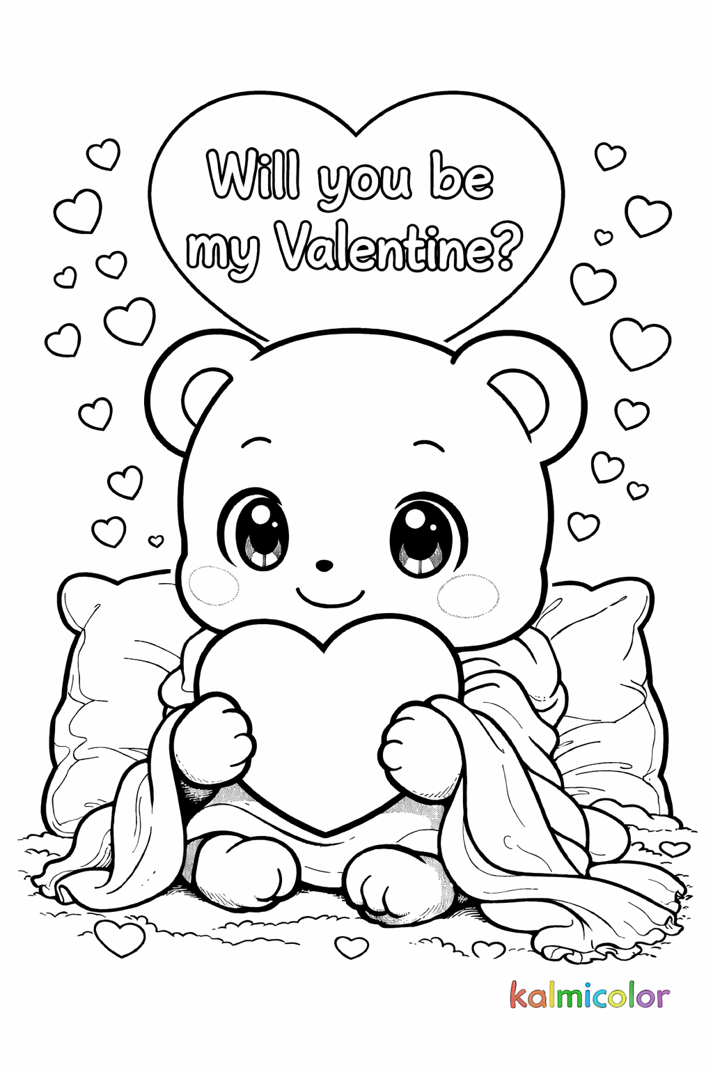 gratis kleurplaat valentijn <3