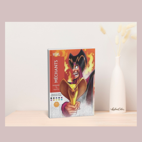 Disney Villains  – Kleur-op-Nummer Kleurboek (Méchant Editie)